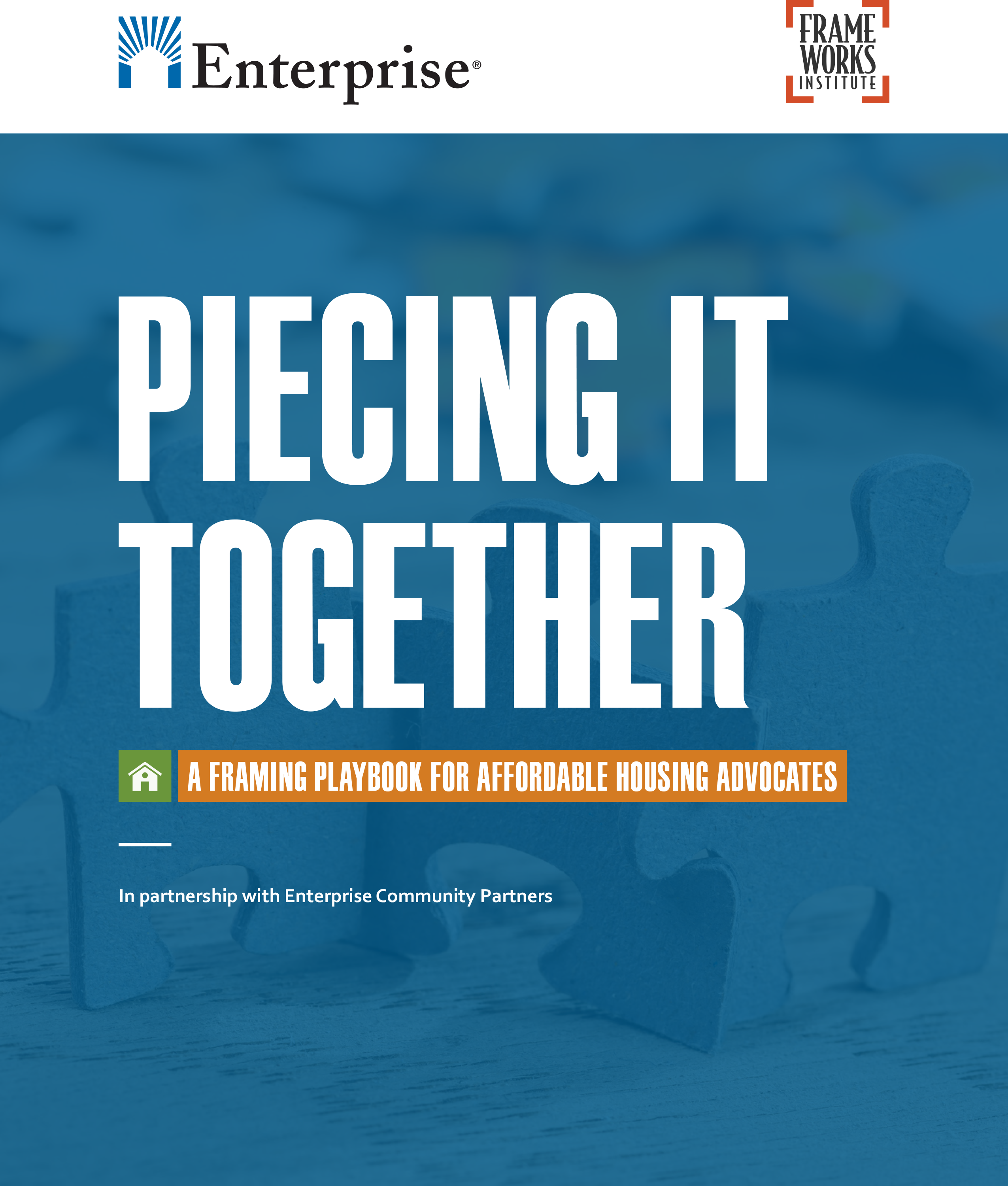 Cover of "Piecing it Together" feature title text